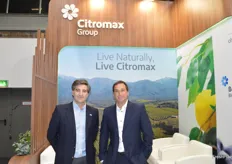 Mariano Sangronis and Bernabé Padilla with Citromax look forward to discussing the company’s lemon and blueberry business.